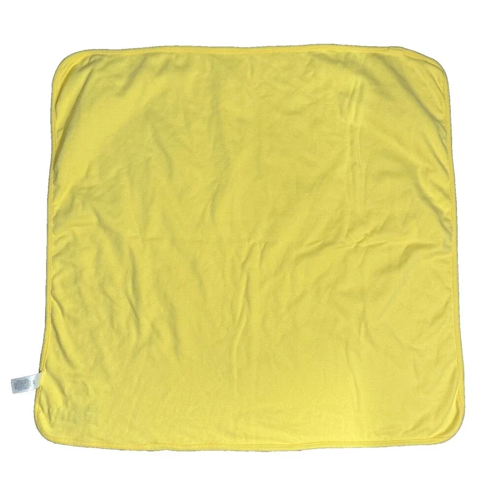 Carter's Child of Mine Duckling Baby Blanket Cotton I Love Mommy White Yellow